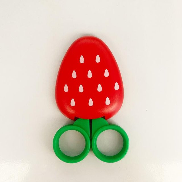 Love Home Garden Magnetische Obstschere für Kinder in Rot mit Sicherheitsspitze aus Edelstahl und Kunststoff - Bild 1
