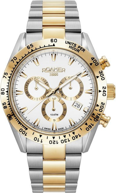 Roamer Chronograph, Edelstahl, Quarz, 42 mm, Herren - Bild 1