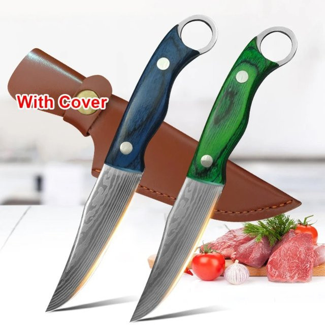 GuanQi Damaskus Boning Knife aus Edelstahl mit Holzgriff in Multicolour - Bild 1