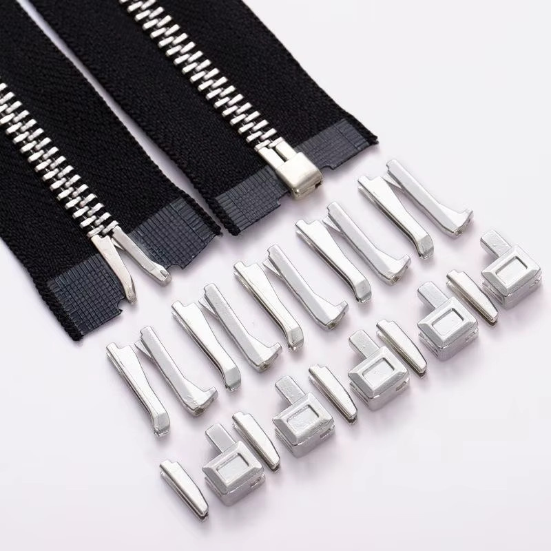 Metall-Reißverschluss-Reparatur-Set in Silber, 10er-Pack Schneider-Nähzubehör für die Reparatur von Taschen, Jacken und Hosen - Bild 3
