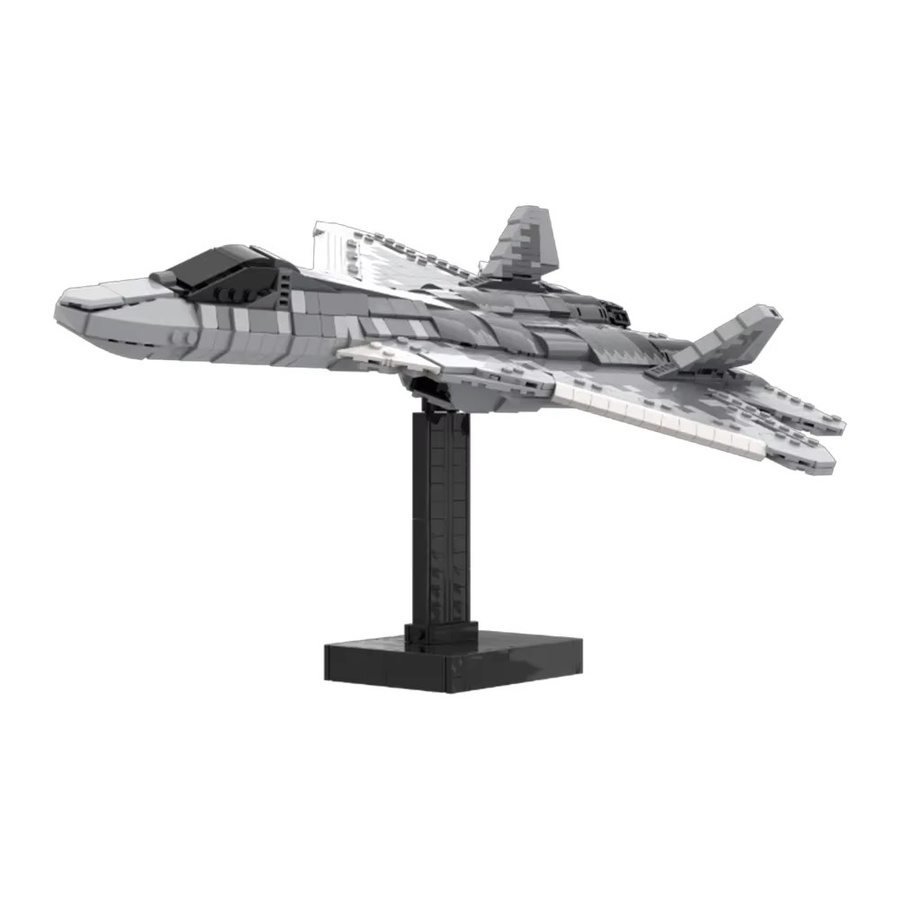 Gobricks Su 57 Felon Kampfjet, Bausteine Modell, Bausatz - Bild 2