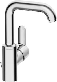 Hansa Waschtisch-Einhebelmischer HANSAPRIMO in Chrom mit schwenkbarem Auslauf und Pop-up-Abfluss - Bild 1