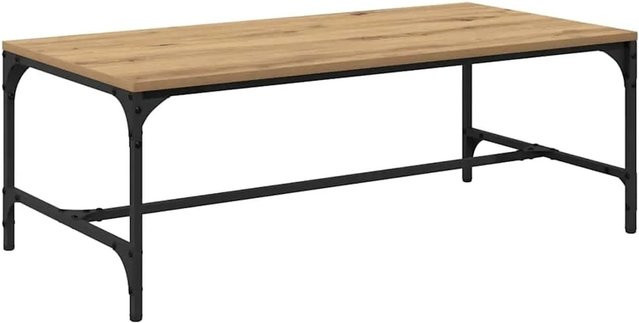 vidaXL Couchtisch modern in Artisan-Eiche, B/T/H: 100 x 50 x 35 cm - Bild 1