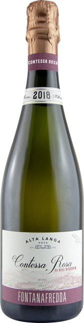 Fontanafredda Contessa Rosa Alta Langa Brut 2019 Schaumwein 0,75 l - Bild 1