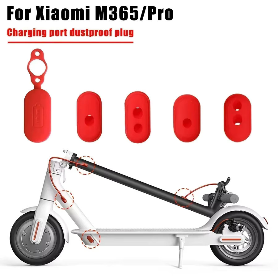 Xiaomi Akkuladeanschluss-Abdeckung aus Silikon für M365 1S Pro Pro2 als Staubschutzkappe für deinen Elektroroller - Bild 3