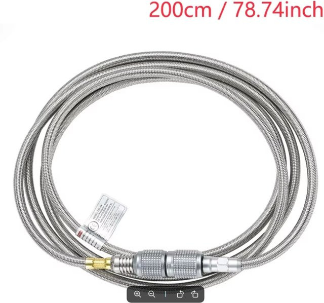 CAMPINGMOON Camping Gasherd Adapter ButaneAdapter Verlängerung Schlauch Split Herdkonverter Anschluss Schlauch Gas Tank Adapter in Silber - Bild 1