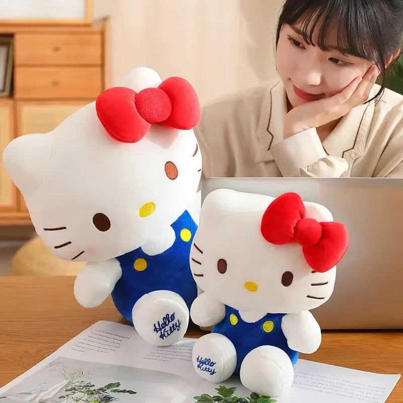 Sanrio Hello Kitty Plüschtier Weißes Kuscheltier als weiches Kissen für Mädchen - Bild 2
