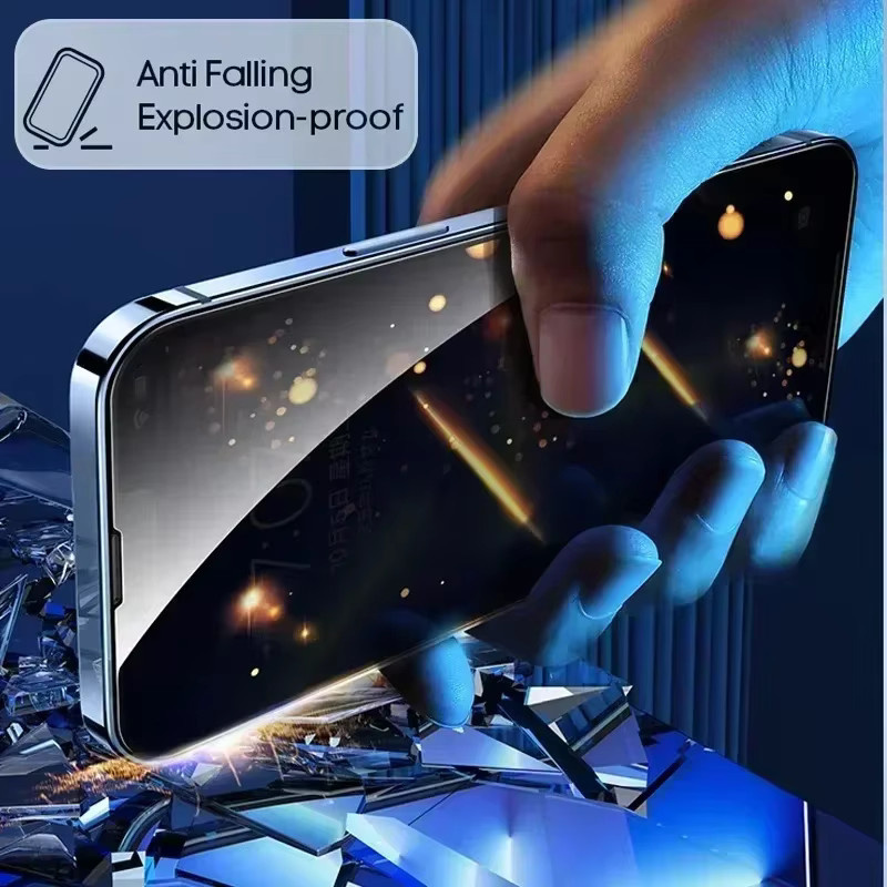 Samsung Galaxy A35 A36 A34 A33 A32 A31 A30S 4G 5G Anti-Spy Sichtschutz Displayschutzfolie aus gehärtetem Glas für eine staubfreie Installation - Bild 2