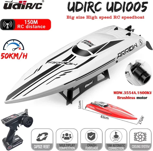 UdiRC UDI005 Hochgeschwindigkeits-RC-Boot, Schnellboot, ab 14 Jahren - Bild 1