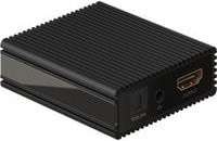 goobay HDMI Audio Extractor 4K @ 60 Hz HDMI Splitter in Schwarz - Bild 1