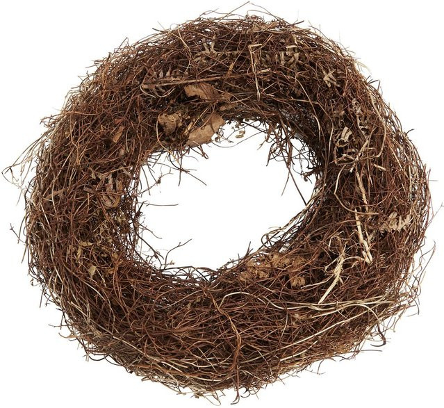 VBS Reisigkranz in Braun mit Ø 25 cm für Ostern und Weihnachten - Bild 1