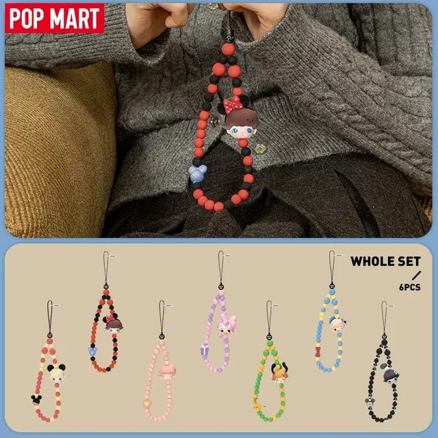 POP MART DIMOO WORLD X DISNEY Blind Box Mystery Box mit Anime Figur und Handy Lanyard als süßes Spielzeug für deinen Schreibtisch - Bild 1