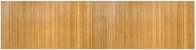 vidaXL Teppich Rechteckig in Beige aus Bambus und Polypropylen, B/T: 100 x 400 cm - Bild 1