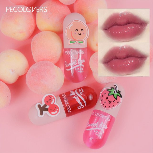 Lip Gloss Pfirsich, glänzend, Lippenöl - Bild 1