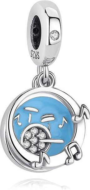 Charm 925 Silber, Perle, Zirkonia, Damen - Bild 1