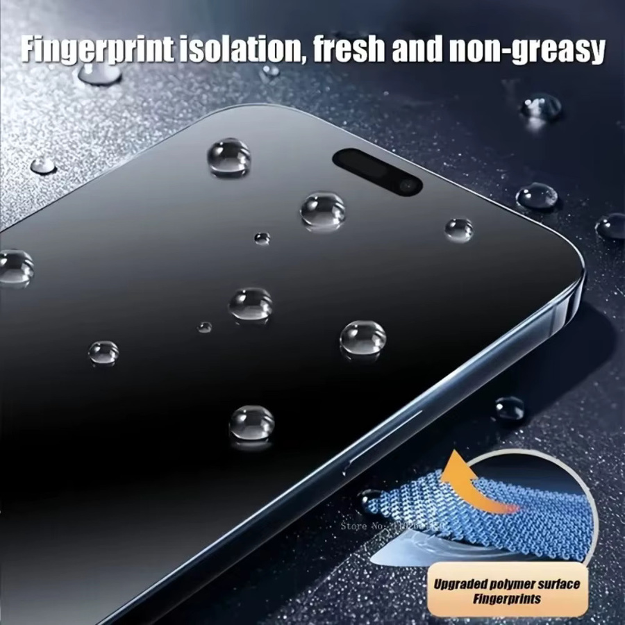 2er-Set Matte Screen Protector für iPhone 17, iPhone 16 Pro Max, iPhone 15, iPhone 14 Plus und iPhone Air, Anti-Fingerprint Glas, Transparent - Bild 3