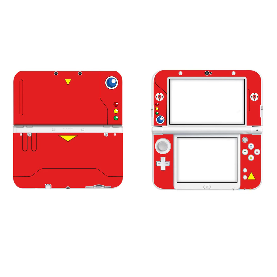 Roter Vinyl-Skin-Aufkleber als Schutzfolie für Nintendo 2DS, 3DS XL LL und 2DS XL Controller - Bild 2