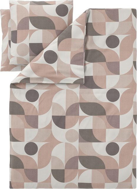 LIVARNO Mako-Satin Bettwäsche Set Kariert Multicolour, B/H: 200 x 220 cm, Kissenbezüge: 80 x 80 cm - Bild 1