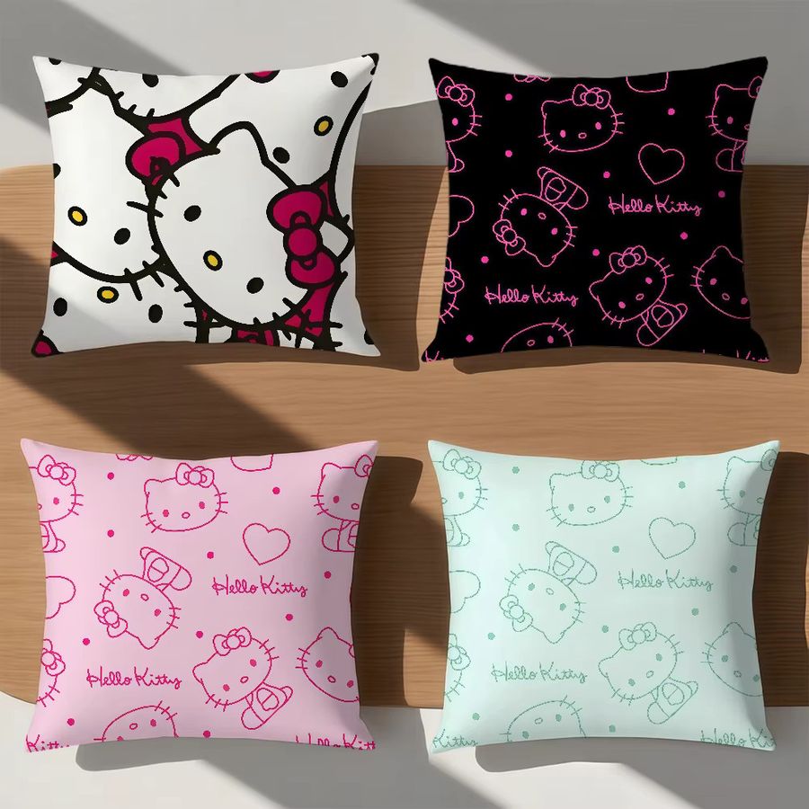 Sanrio Kissenbezug mit Schleifen-Muster in Rosa für dein Wohnzimmer-Dekor - Bild 2