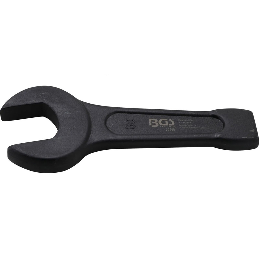 BGS Schlag-Maulschlüssel 35260 aus Chrom-Vanadium in Schwarz mit SW 60 mm - Bild 2