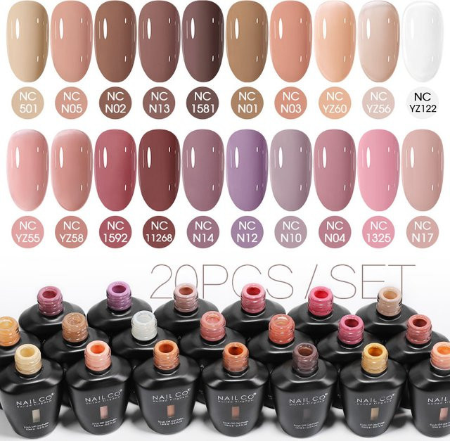 NAILCO UV-Gel Nagellack, Rosa, Glänzend, 15 ml - Bild 1