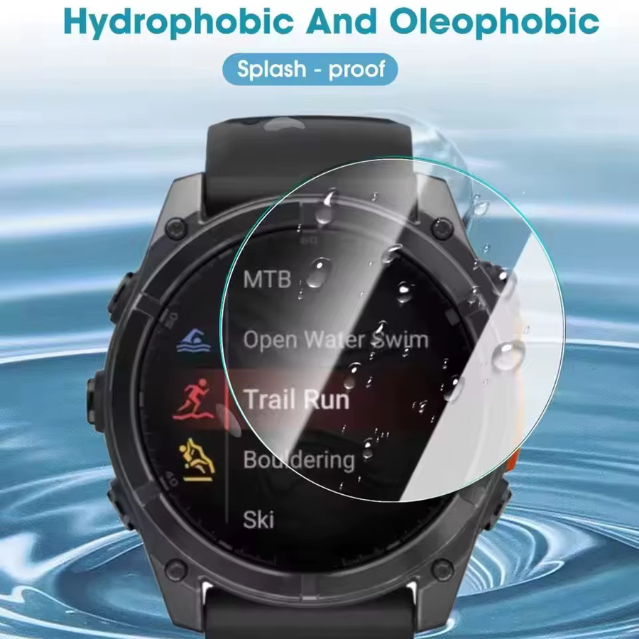 Garmin Displayschutzfolie aus gehärtetem Glas, 5 Stück, 47 mm - Bild 4
