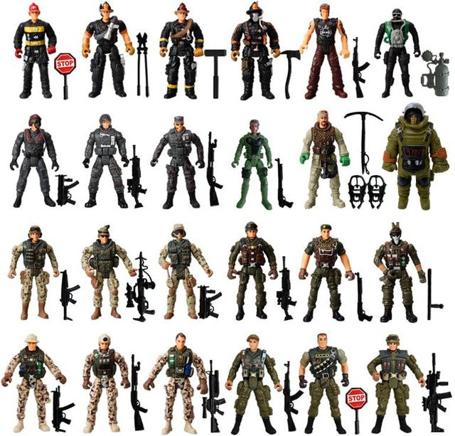 Yiran toy 1 Militär Actionfiguren Spielset 1:18 - Bild 1