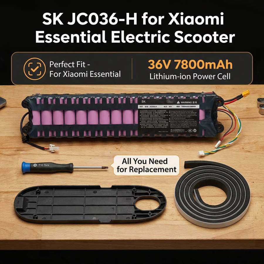Xiaomi Original-Akku 36V 7800mAh in Schwarz für Xiaomi M365 Pro zur Erweiterung der Reichweite - Bild 5