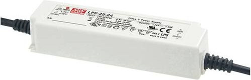 Mean Well MW LPF-25D-42 LED-Treiber, dimmbarer LED-Trafo in Weiß, 25.2W, 23.1 - 42 V/DC, 0.6A, IP67 Schutzklasse - Bild 1