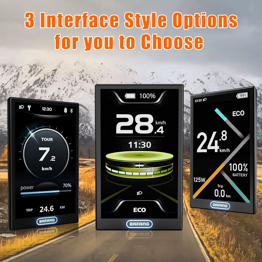 Bafang CAN Protocol Display für CAN BUS System Motor Kits mit Bluetooth in Schwarz - Bild 5