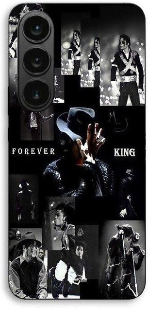 King Maniacase Schutzhülle für Samsung Galaxy S26 Michael Jackson Forever Design in Schwarz - Bild 1