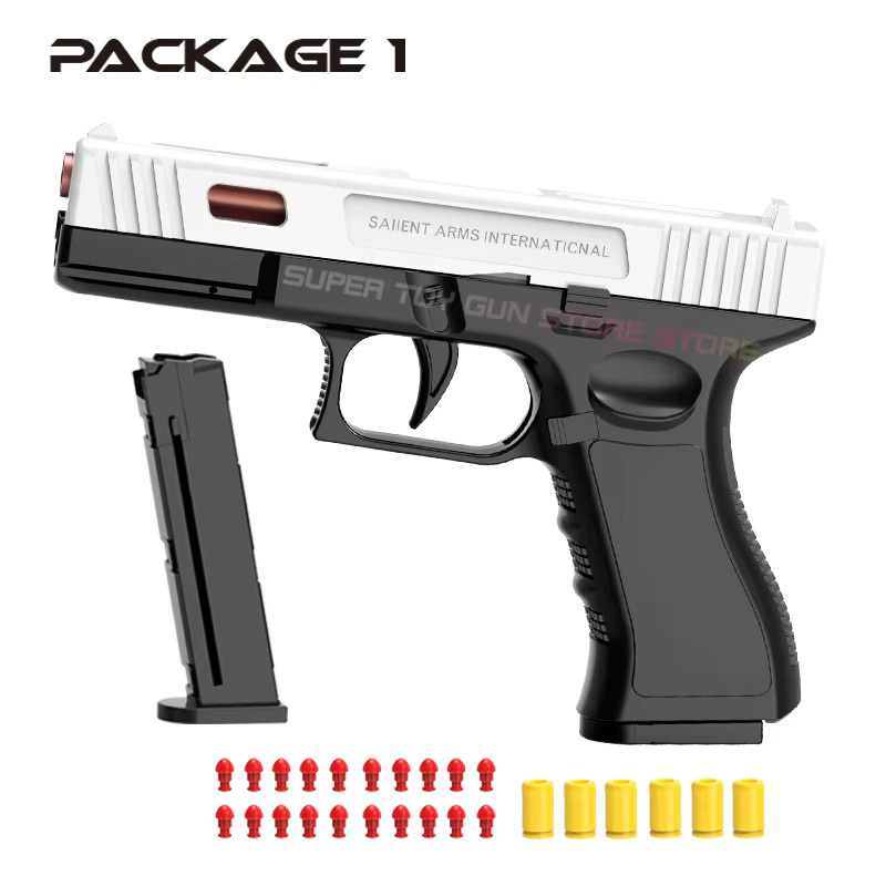 2025.G18 Spielzeugpistole, Luftpistole, Automatisches Gefäßen, Weiche Kugel, Schnelle Demontage - Bild 4
