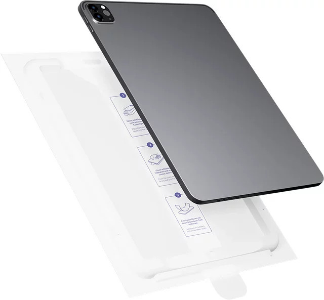 Shockguard EasyShield Original Schutzfolie für iPad Air 11 inkl. Positionierhilfe, transparent - Bild 1
