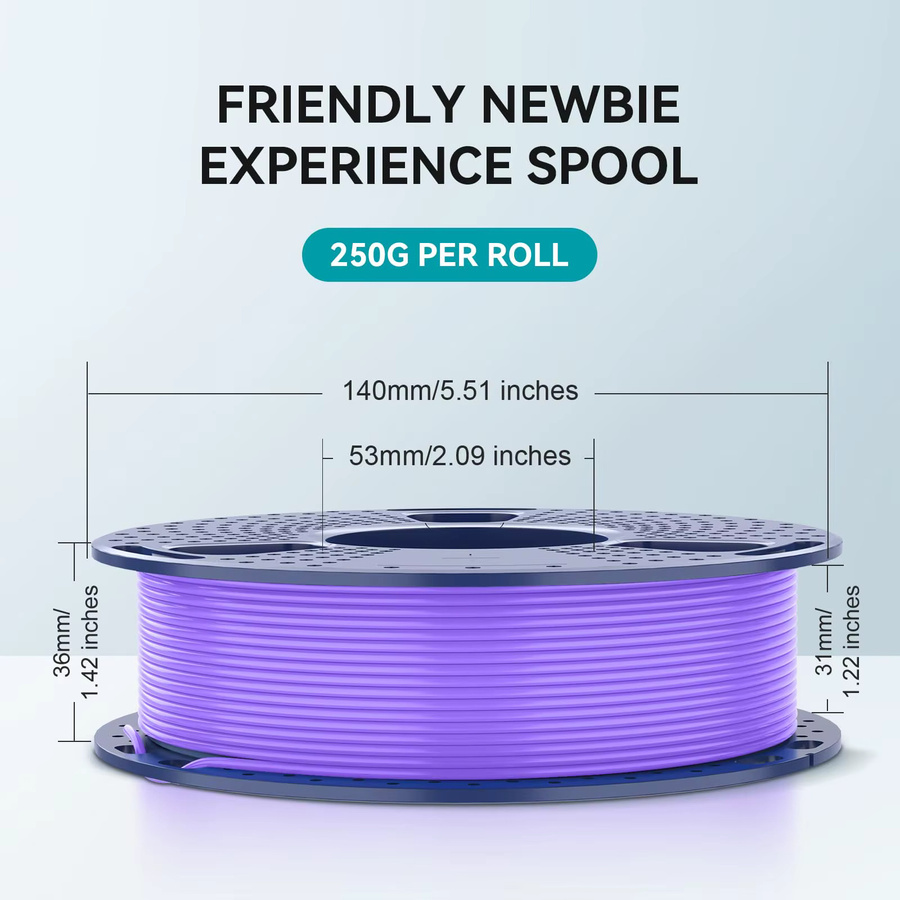 SUNLU Filament Mischfarben Multicolour PLA+ PETG Regenbogen-Seide und Holz für FDM 3D-Drucker 1,75mm 250g pro Rolle - Bild 3