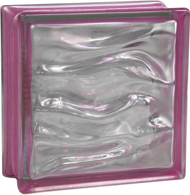Fuchs Design Glasbaustein in Lila und Multicolour, B/T/H: 19,0 x 19,0 x 8,0 cm - Bild 1