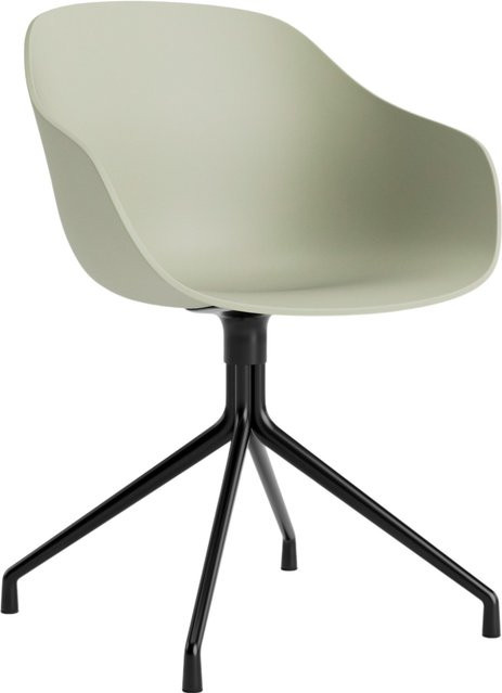 HAY About A Chair AAC 220 mit Armlehnen in Grün aus Aluminium - Bild 1