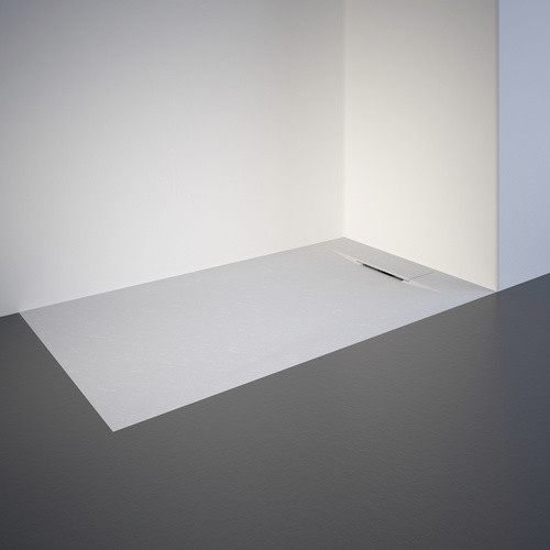 Schulte Duschwanne DWM-Tec aus Mineralguss, rechteckig, Weiß, B/T: 80 x 140 cm - Bild 2
