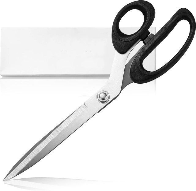 Robuste 10-Zoll Stoffschere aus Edelstahl für Kleidung, Leder und Spezialstoffe - Bild 1