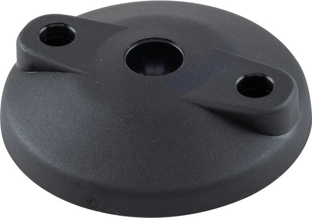 Fath Teller mit offenen Anschraubbohrungen für Gelenkstellfuß Kugel-15 ø 80 mm Kunststoff Schwarz 10 Stück - Bild 1