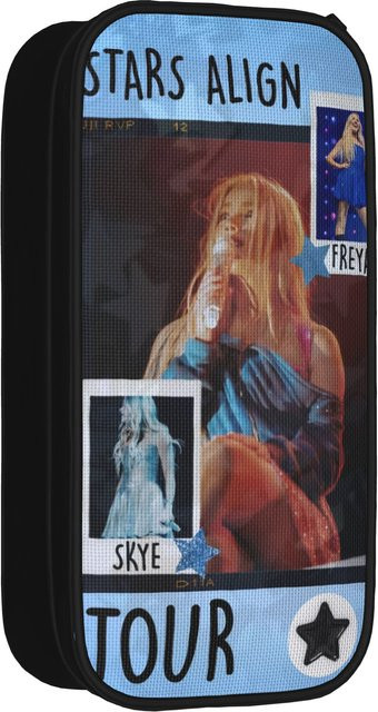 Freya Skye Stars Align Tour 2026 Doppellagiges Federmäppchen mit großer Kapazität in Multicolour - Bild 1