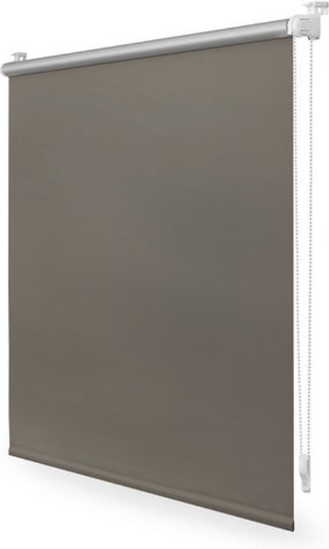 Lichtblick Thermo-Klemmrollo Verdunkelung, Klemmfix, Taupe/Grau, Breite: 60 cm, Höhe: 150 cm - Bild 8