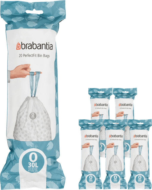 Brabantia Müllbeutel Code O, 30 Liter, Blau, 120 Stück - Bild 1