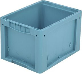 Bito Kleinladungsträger KLT 43270R mit Rippenboden in Türkis, B/T/H: 40 x 30 x 27 cm - Bild 1