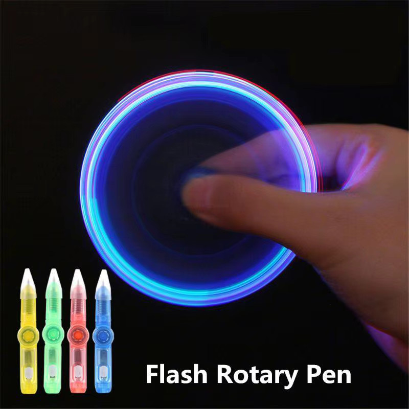 Soulbao Bunter Glitter Fingertip Gyro Stift als Mini Kugelschreiber und Stressabbau-Spielzeug für Kinder in Multicolour - Bild 2