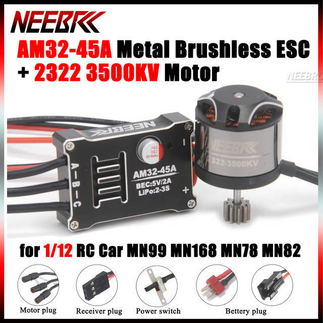 NEEBRC Bürstenloser Motor, Metall, 1:12, Zubehör - Bild 1