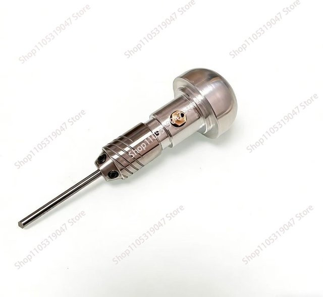 Pneumatisches Schiebemesser mit Luftpumpe und Metallgriff in Gold oder Silber für Graviermaschinen - Bild 1