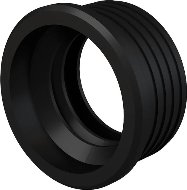 Alcadrain Gumminippel Kopplung aus Kunststoff Schwarz Ø 50/40 mm - Bild 1