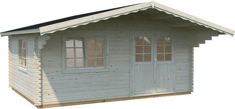 PALMAKO Blockbohlenhaus Sally aus Holz in Braun, B/H/T: 577 x 267 x 390 cm - Bild 1