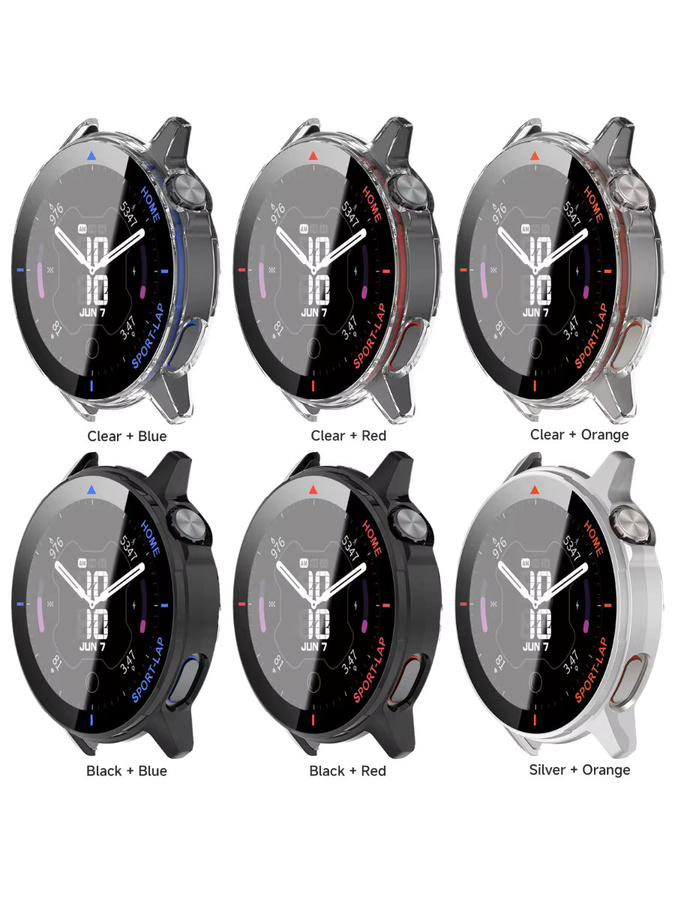 CHIICSMART Smartwatch-Abdeckung für Huawei Watch GT Runner 2, Gehärtetes Glas, PC-Gehäuse - Bild 5