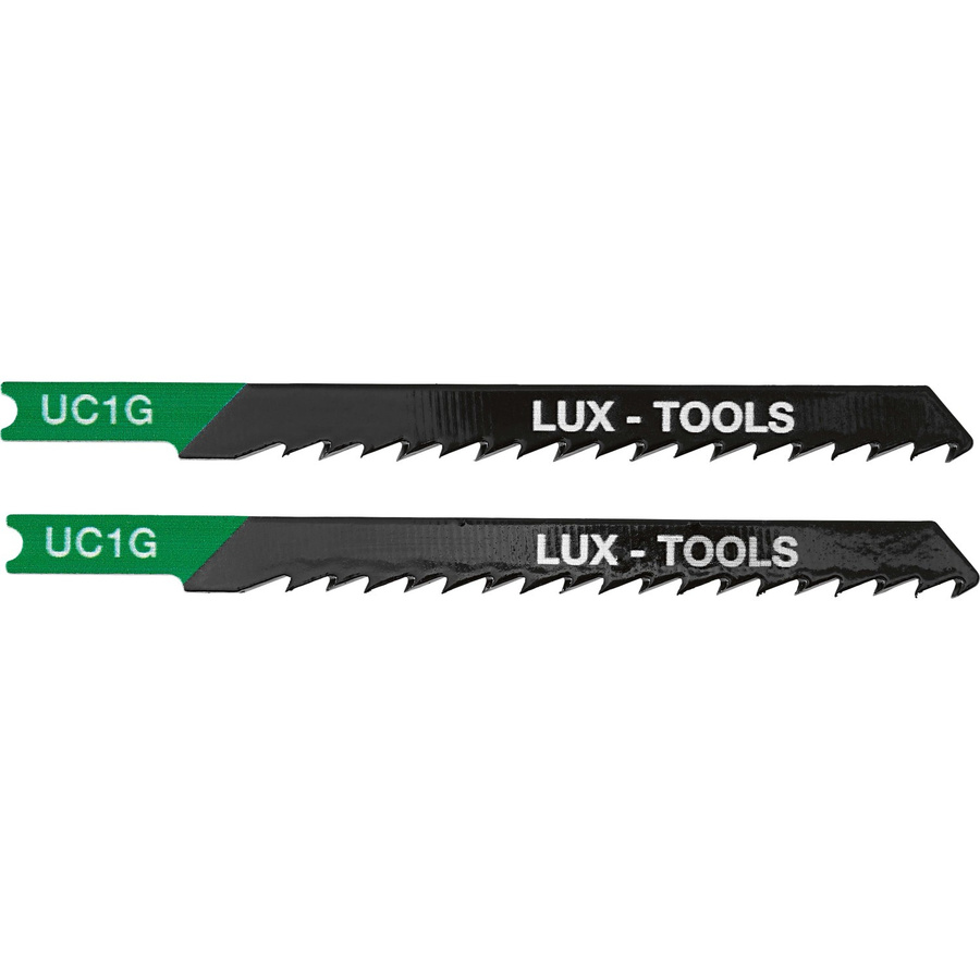 LUX-TOOLS Stichsägeblätter für Holz mit U-Schaft, HCS Stahl, Schwarz - Bild 2